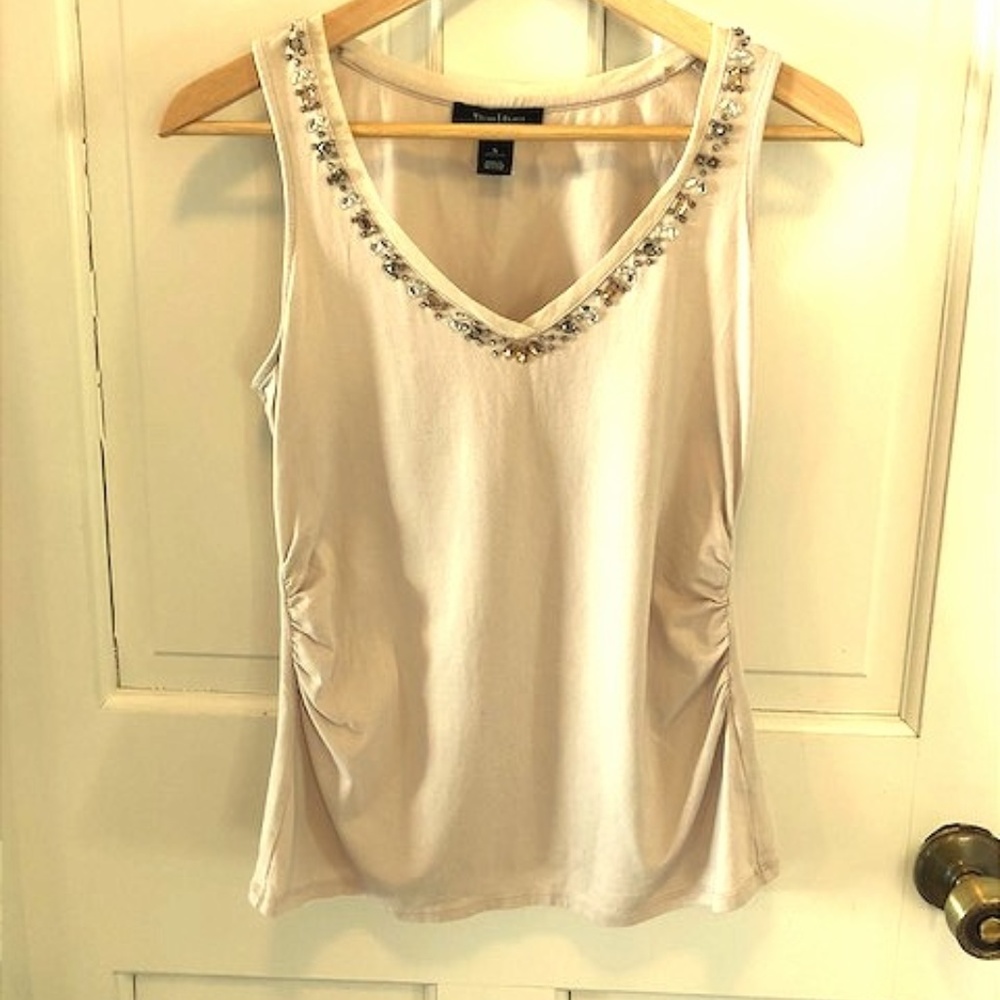 Beaded Express tank top